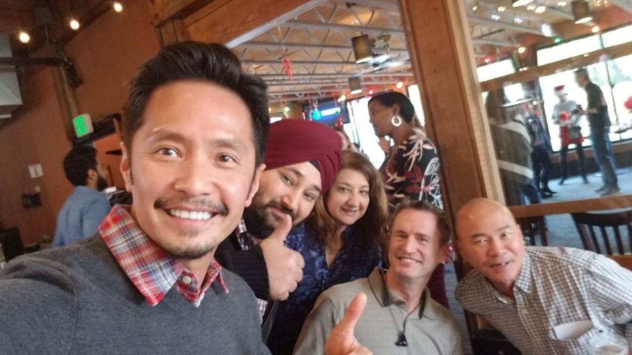 Work party with my friends and co-workers